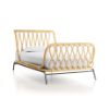 Picture of High quality eco friendly hand made rattan baby crib bed kid furniture